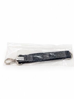 Thirty-One Hang-It-Up Key Fob AB99 Woven Stripe Wristlet Keychain NWT